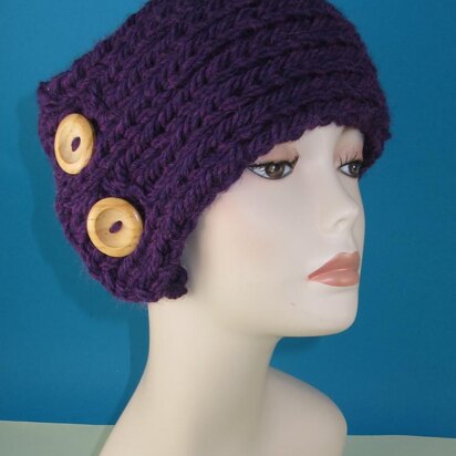 Super Chunky 2 Button Rib Headband