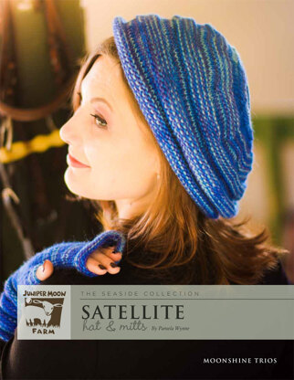 Satellite Hat & Mitts in Juniper Moon Moonshine Trios - Downloadable PDF