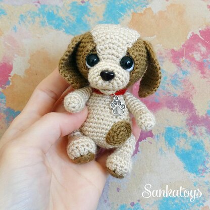 Crochet Dog Keychain Amigurumi PDF Free Pattern - Lovelycraft