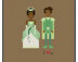 Tiana and Naveen In Love Ball Gown - PDF Cross Stitch Pattern