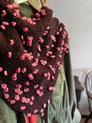 Falling Blossoms Cowl (knit)