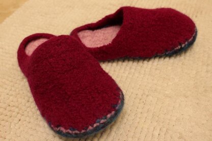 Monroe's Slippers - Felted Seamless Mules