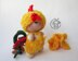 Pebble doll Rooster