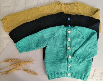 Knit Simple Baby Cardigan 6 -24 months