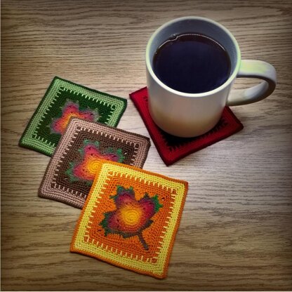 Falling Leaves Coasters