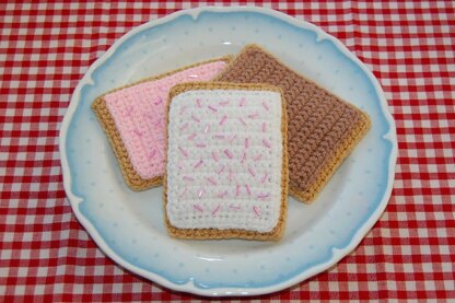 Crochet Pattern for Pop Tarts / Toaster Pastries - Crochet Breakfast