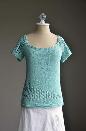 Swoop Tee in Universal Yarn Bamboo Glam