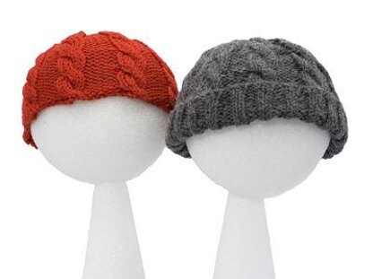 Easy Child's Cable Hats