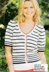 Nautical Striped Cardigan