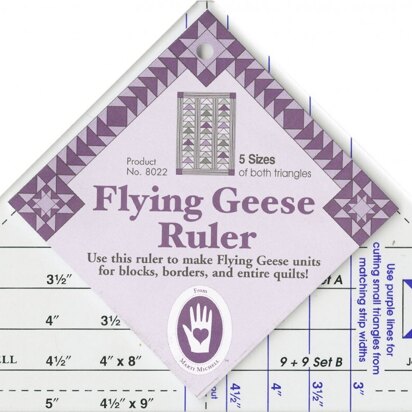 Marti Michell Ruler Flying Geese Quilting Template