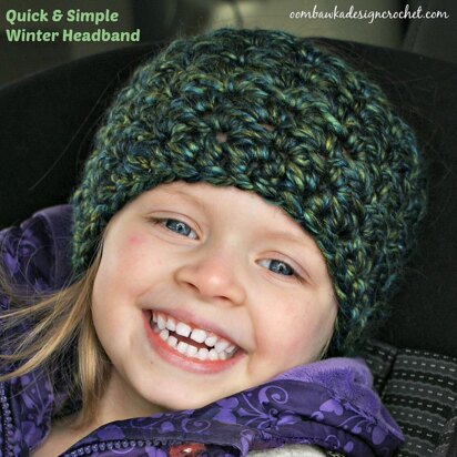 Let it Snow! Simple & Quick Winter Headband