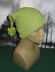 Moss Stitch (Seed Stitch) Pixie Bobble Slouch Hat