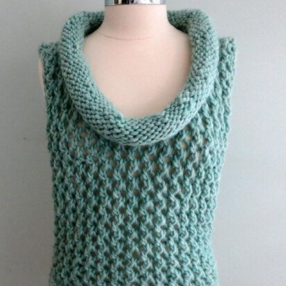 Abigail Cowl Vest One Bulky