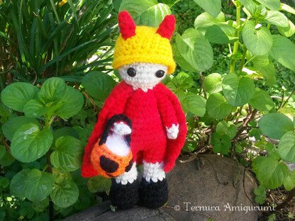 Crochet pattern Halloween devil