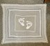 Footprint Baby Blanket