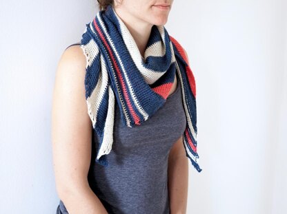 Seafarer Triangle Shawlette