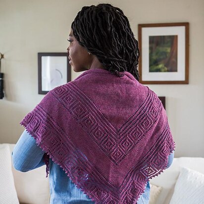 Drip Diamond Shawl