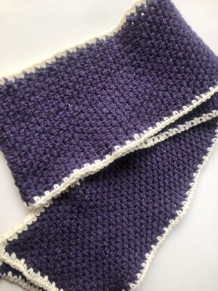 Linen Stitch Crochet Scarf