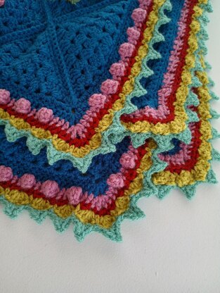 Midnight Blossoms Throw
