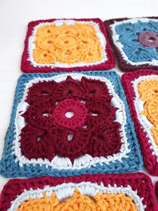 Square Flower Coaster