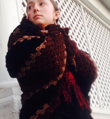 C2C Granny Hooded Afghan