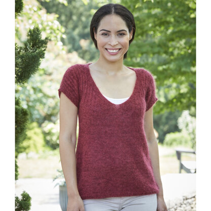 1025 Wheeler - Jumper Knitting Pattern for Women in Valley Yarns Southampton and Hatfield