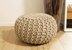 VIDEO TUTORIAL 4 Knitted & Crochet Pouf Floor cushion Patterns, Crochet Pattern, Knit Pattern