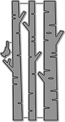 Lawn Fawn Lawn Cuts Custom Craft Die - Birch Trees