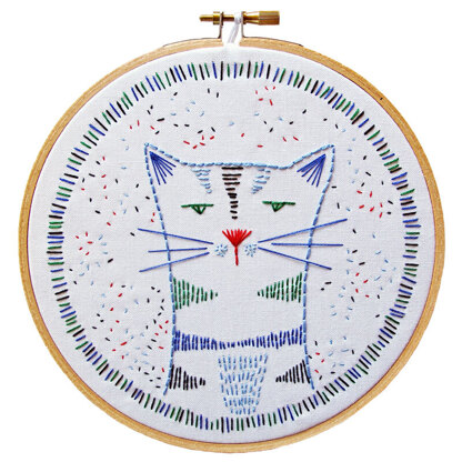 Cozyblue Handmade Nigel Nine Lives Embroidery Kit