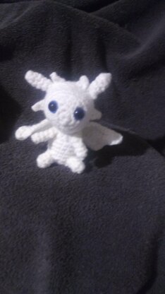 HTTYD mini-gurumi Light fury crochet pattern