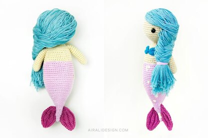 Sandra the amigurumi mermaid