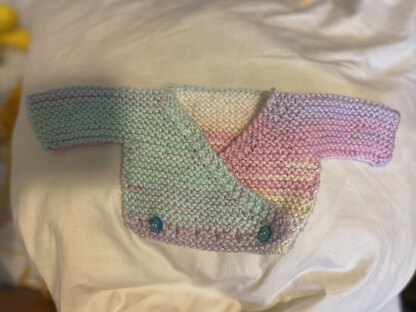 Preemie Crossover Cardigan