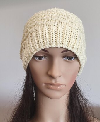 Victory - 12ply textured stitch beanie, sizes 2 years to Man