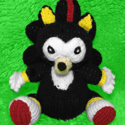 Shadow (Sonic Hedgehog) choc orange cover / toy