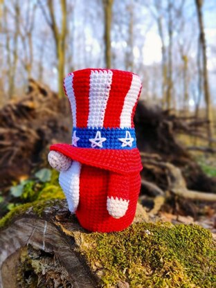 Patriotic gnome USA (boy)