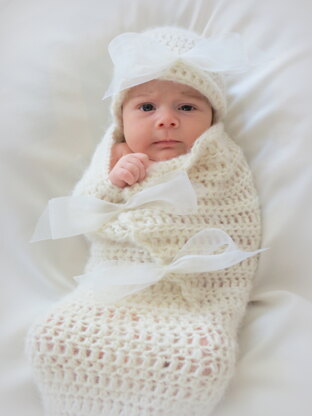 Baby Bows Cocoon Pattern