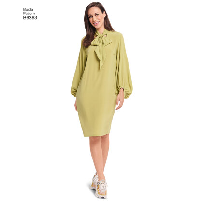 Burda Style Women's Dress B6363 - Paper Pattern, Size 10-20