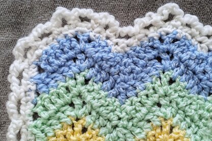 Snuggly Chevron Baby Blanket