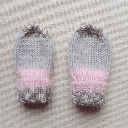 Fairground Baby Mittens