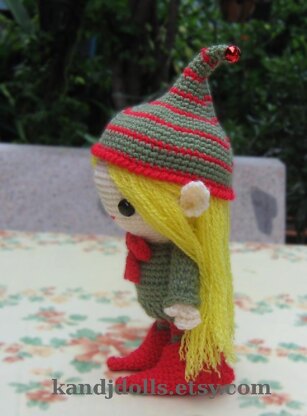 Elfy the Elf, Amigurumi crochet pattern