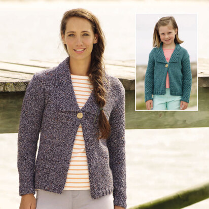 Jackets in Sirdar Harrap Tweed Chunky - 7901 - Downloadable PDF