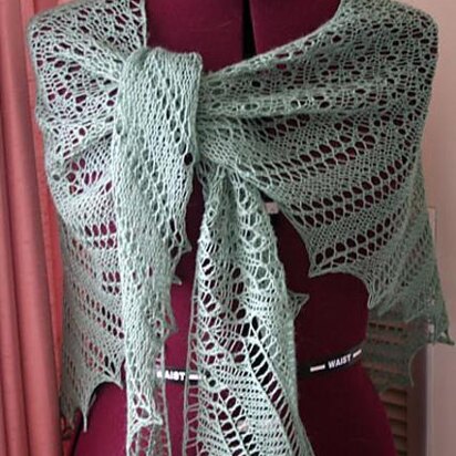 Winter's Morn Shawl - knitting pattern