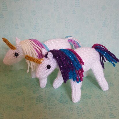 Unicorn Soft Toy - knitting pattern