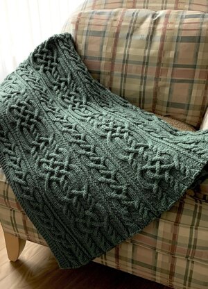 Keltie Cables Blanket or Throw
