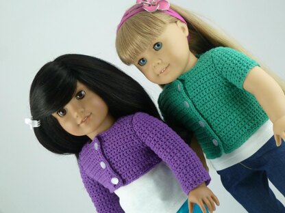 Classic Cardigan Sweater - 18" American Girl Doll