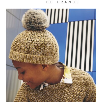Boy Sweater and Hat in Bergere de France Prisme - M1155 - M1156 - Downloadable PDF