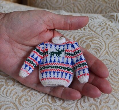 Miniature Stag Fairisle Jumper