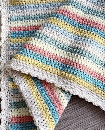 Perfectly Simple and Sweet Baby Blanket