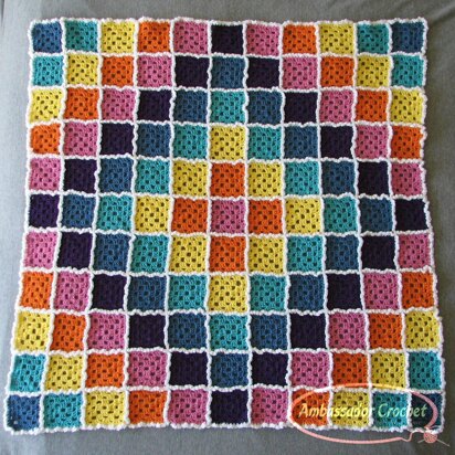 Candy Cloud Burst Baby Afghan
