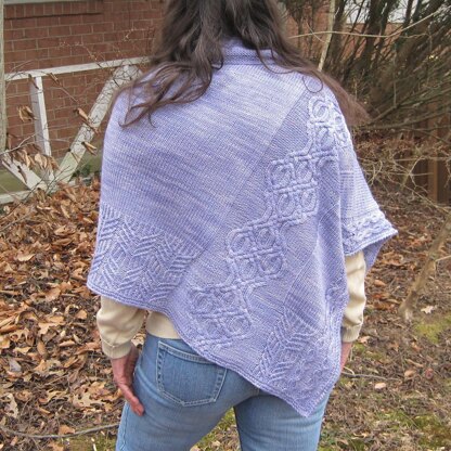 Thurso Cabled Poncho